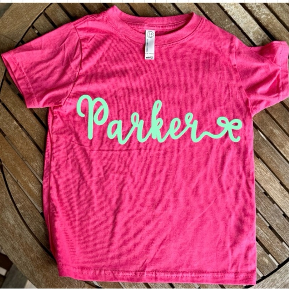 Personalized Kids Bow Shirt